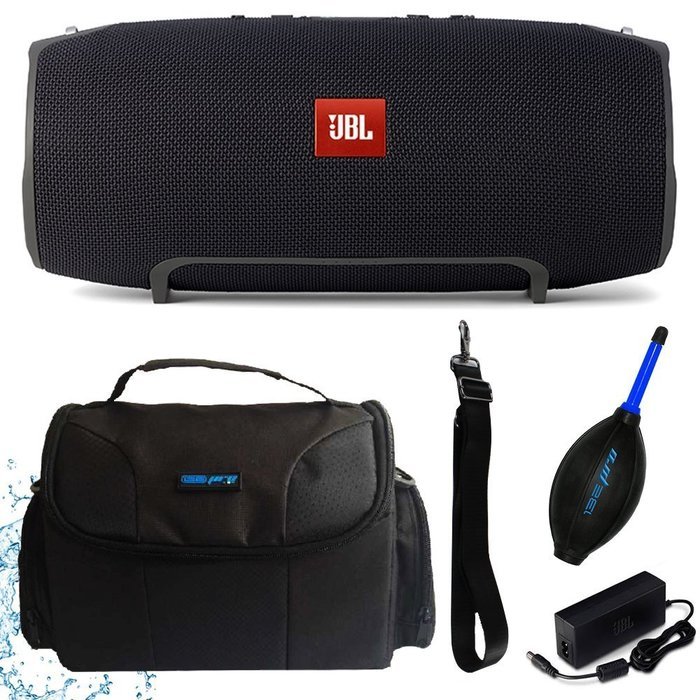 JBL Xtreme Portable Wireless Bluetooth Speaker (Red) + I3ePro Water Resistant Carry Case + I3ePro Dust Blower N3