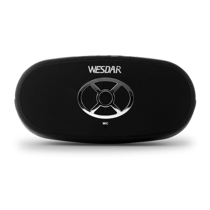 WESDAR Portable Stereo Wireless Bluetooth Speaker with Mic and AUX Function for Smart Phones, K8-W N9