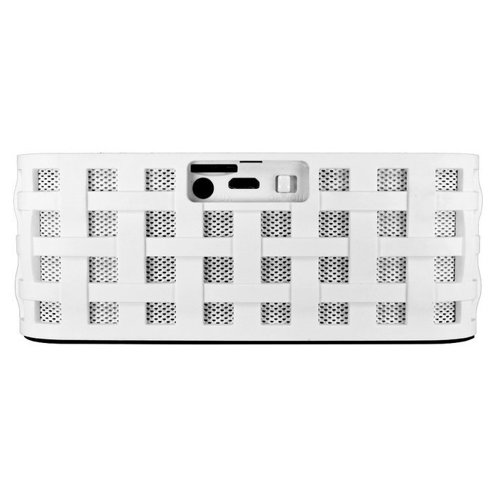 KONCERT Portable NFC Bluetooth Wireless Speaker with Call Speakerphone System WHITE (Touch control, 6 watt Total... N5