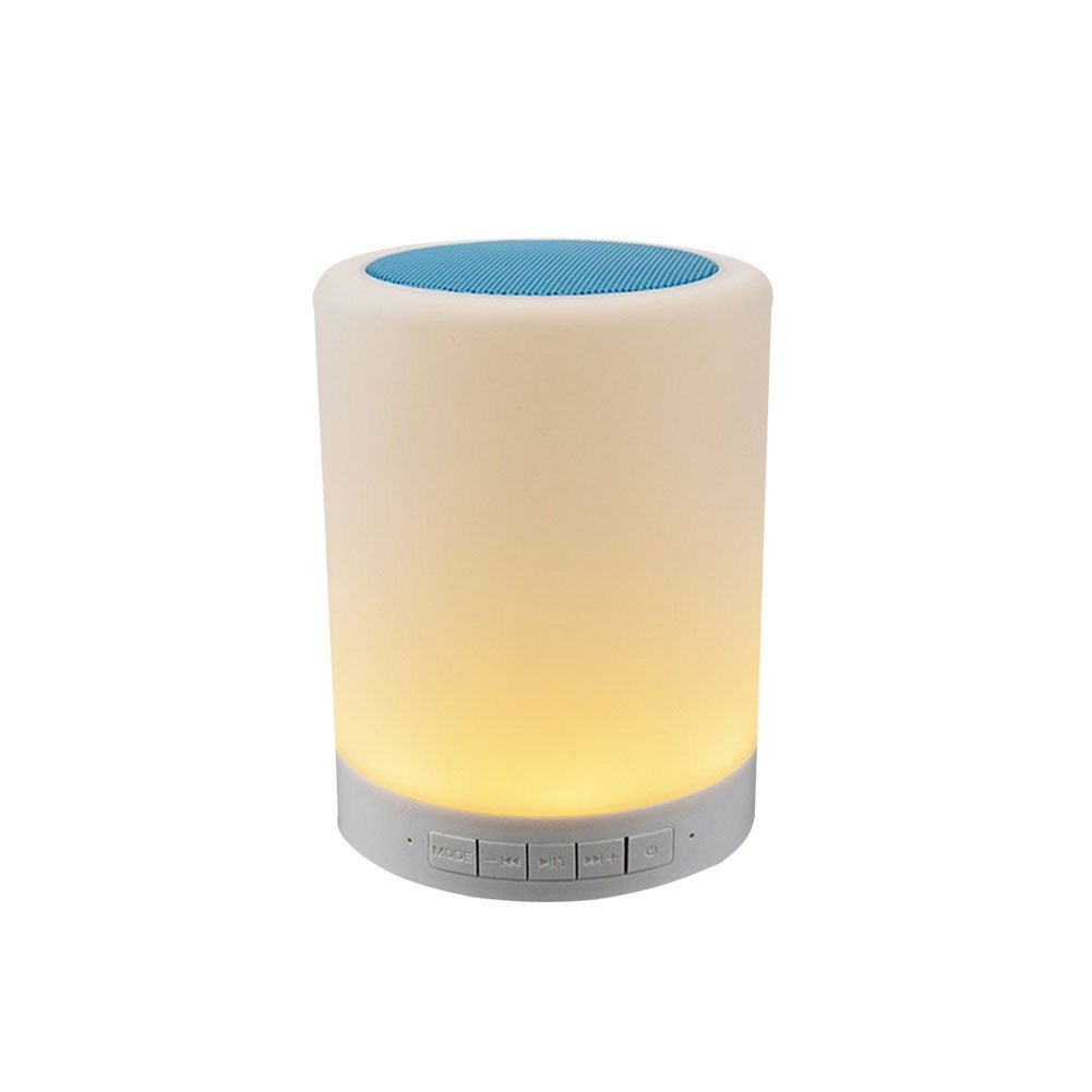 Aolyty Portable Wireless Bluetooth Speaker Bedside Lamp With Smart 