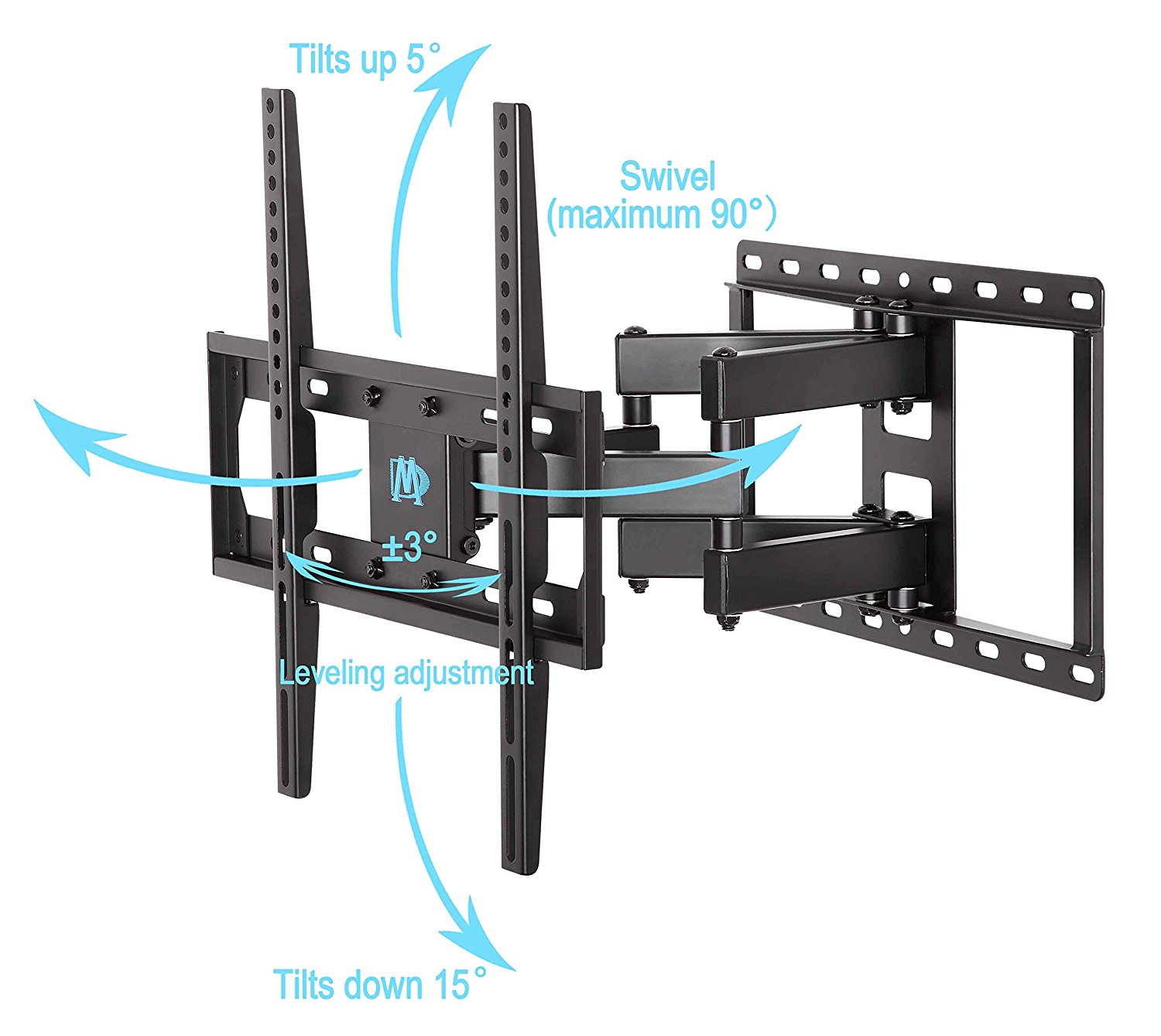 Mounting Dream MD2380 TV Wall Mount Bracket with Full Motion Dual ...