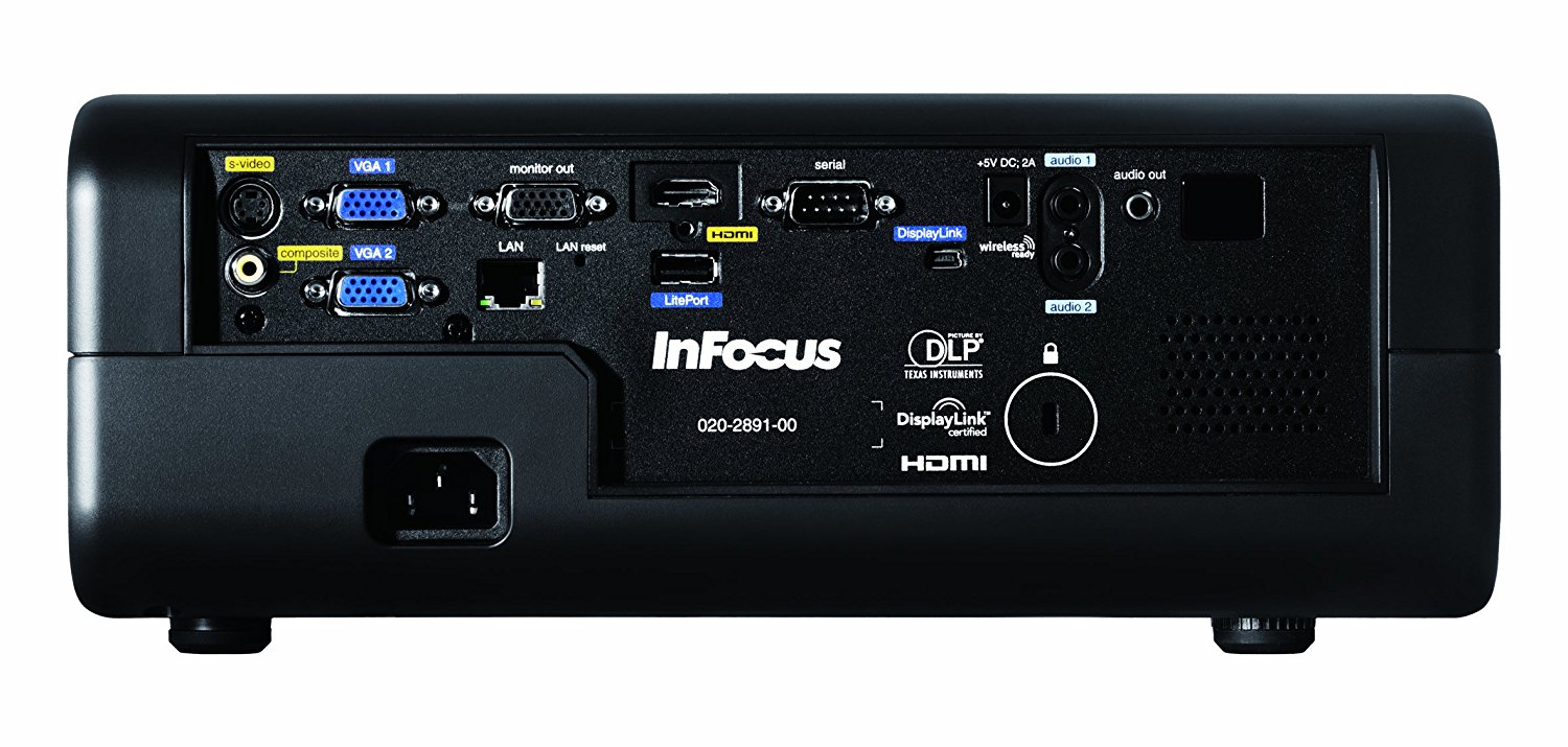 InFocus IN3116 Meeting Room Widescreen DLP Projector, Network Capable ...