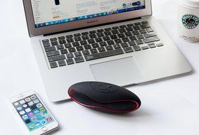 ERIC YIAN Premium Stereo Bluetooth Speaker Portable Wireless Speaker black N4