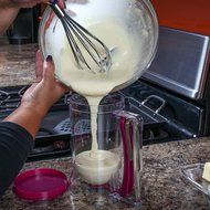 Pancake Batter Dispenser - Perfect Baking Tool for Cupcakes, Waffles, Cakes, Muffin Mix, Crepes or Any Baked Goods... N4