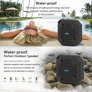 OuTera Ulta-Portable Bluetooth Speakers Wireless Speakers V4.1 for Outdoor / Shower, Waterproof Shockproof Dustproof... N3