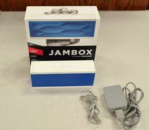 Jawbone - Jambox Bluetooth Speaker Special Edition White-blue