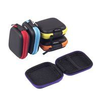 Coolsell [5-Pack] Square Carrying Cases for Cellphone Earphone Headset Earbuds Pouch Storage bags N2