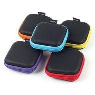 Coolsell [5-Pack] Square Carrying Cases for Cellphone Earphone Headset Earbuds Pouch Storage bags N4