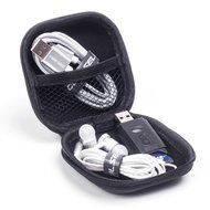 Coolsell [5-Pack] Square Carrying Cases for Cellphone Earphone Headset Earbuds Pouch Storage bags N16