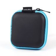 Coolsell [5-Pack] Square Carrying Cases for Cellphone Earphone Headset Earbuds Pouch Storage bags N33