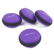 Coolsell [5-Pack] Square Carrying Cases for Cellphone Earphone Headset Earbuds Pouch Storage bags N53