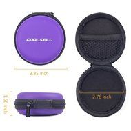 Coolsell [5-Pack] Square Carrying Cases for Cellphone Earphone Headset Earbuds Pouch Storage bags N58