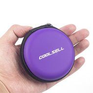 Coolsell [5-Pack] Square Carrying Cases for Cellphone Earphone Headset Earbuds Pouch Storage bags N59