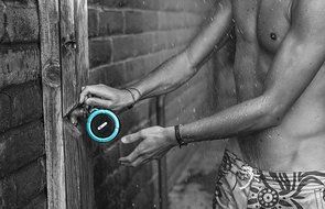 Wireless Waterproof Bluetooth Speaker for the Outdoors/ Shower from Riotpod offers Portable High Quality Sound... N5