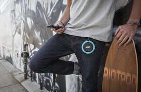 Wireless Waterproof Bluetooth Speaker for the Outdoors/ Shower from Riotpod offers Portable High Quality Sound... N7