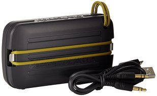 Skullcandy Ambush Water-resistant Drop-proof Bluetooth Portable Palm Speaker, Olive and Black N3