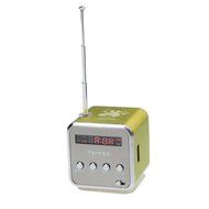 Wireless Speaker, Dreaman HIFI Speaker MP3 Player Amplifier Micro SD TF Card USB Disk Speaker With FM Radio Green N3