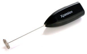 Xpassion Electric Milk Frother Handheld Milk Wand Mixer Frother for Latte Cof... N2