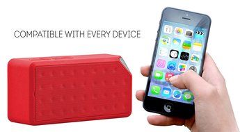 Rebelite Boom Blox Bluetooth Speaker w/ Powerful Sound &amp; Conference Call Built-in Mic for iPhone, Android, &amp; Any... N5