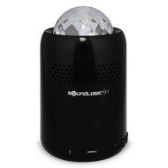 SoundLogic XT Mini Bluetooth Dance Party Speaker with Disco Lights, Black