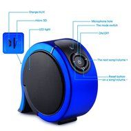 BASSTOP Mini Portable Snail Wireless Bluetooth speaker Rechargeable Battery, Enhanced Bass+ Resonator, and Built-in... N4
