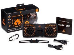 Yatra Aquatune 9612 - Portable Waterproof Rugged Wireless Bluetooth Speaker (Orange)