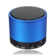 Mini BeatBox Bluetooth Stereo Speaker For iPhone 6 6+ Smartphone Color Blue