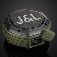 J&amp;L-12A Portable Wireless Bluetooth Outdoor speaker with IPX7 Waterproof Function (Army Green) N3