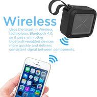 Top Outdoor/Shower Waterproof Portable Wireless Bluetooth 4.0 Speaker for iPhone, Android devices, MP3 Players... N3