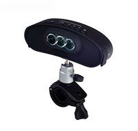Outdoor Waterproof Bycicle Light Bluetooth Speaker Flashlight 1500mAh Battery For iPhone 5 6 6S Plus Color Blue N2