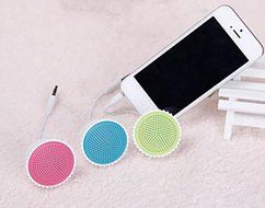 Lovely Cake Shape Mini Portable Speaker Cover For iPhone Smartphone Color Green N3