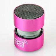 BassBoomz High Performance Portable Bluetooth Speaker - Pink