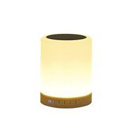 Aolyty Portable Wireless Bluetooth Speaker Bedside Lamp with Smart Touch LED Emotion Night Table Light Outdoor...