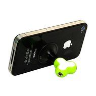 3.5mm 2-Way Lovers Earphone Splitter Music Sharing Device Suction Cup Phone Stand For iPhone Android Color Pink N2
