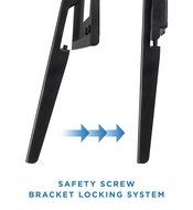Mount-It! Full Motion TV Wall Mount Corner Bracket, VESA 400 x 400 Compatible, Extending Arm Articulating, Swivel... N8