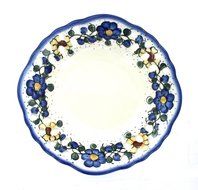 Polish Pottery Geranium Large Fruit Dish N2