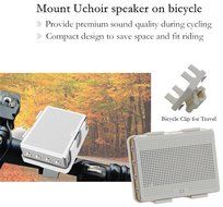 Uchoir Mini Portable Bluetooth Wireless Strong Bass Speakers for iPhone Samsung with Bicycle Clip and Suction... N3