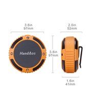Waterproof Bluetooth 4.0 Shower Speaker for Outdoor Hiking Swimming Surfing Beach Marine Wireless Speaker Rugged... N3