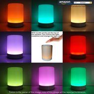 Timlon Wireless Bluetooth Speaker with Stereo Sound and LED Light - White N2