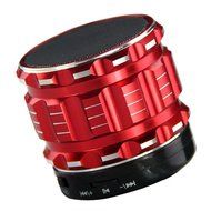 SYDT S-28 Portable Wireless Metal Steel Stereo Speaker with Fm Radio Support TF Micro SD Card for Iphone iPad... N8