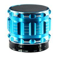SYDT S-28 Portable Wireless Metal Steel Stereo Speaker with Fm Radio Support TF Micro SD Card for Iphone iPad... N12