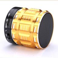 SYDT S-28 Portable Wireless Metal Steel Stereo Speaker with Fm Radio Support TF Micro SD Card for Iphone iPad... N19