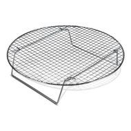 Chrome-Plated Cross-wire Cooling Rack, Wire Pan Grate, Baking Rack, Icing Rack, Round Shape, 2-Height Adjusting...
