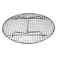 Chrome-Plated Cross-wire Cooling Rack, Wire Pan Grate, Baking Rack, Icing Rack, Round Shape, 2-Height Adjusting... N2