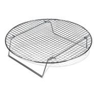 Chrome-Plated Cross-wire Cooling Rack, Wire Pan Grate, Baking Rack, Icing Rack, Round Shape, 2-Height Adjusting... N3
