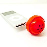 Blueberry Blue Lollipop MP3 Speaker for iPod, iPhone, iPad and Android Smartphones