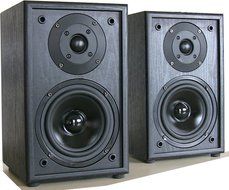 5 x BLACK JMax 300 Watts Total, 2 Way Bookshelf Speakers Stereo Home Theatre N2