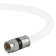 Mediabridge Coaxial Cable (50 Feet) with F-Male Connectors - Ultra Series - Tri-Shielded UL CL2 In-Wall Rated...