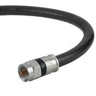 Mediabridge Coaxial Cable (50 Feet) with F-Male Connectors - Ultra Series - Tri-Shielded UL CL2 In-Wall Rated... N9