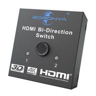 HDMI Bi-Directional Switch, Goronya Ultra HD 4K 2x1 or 1x2 HDMI Splitter with HDCP 2.2 and HDMI 1.4